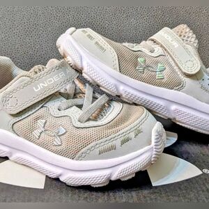 Under Armour Kids' Light Gray Sneakers